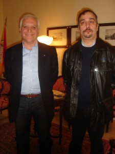 Il Presidente della Provincia Nicola Bono ed il Presidente della Confcommercio Alessandro Romano